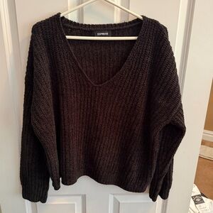 Express velour sweater XL